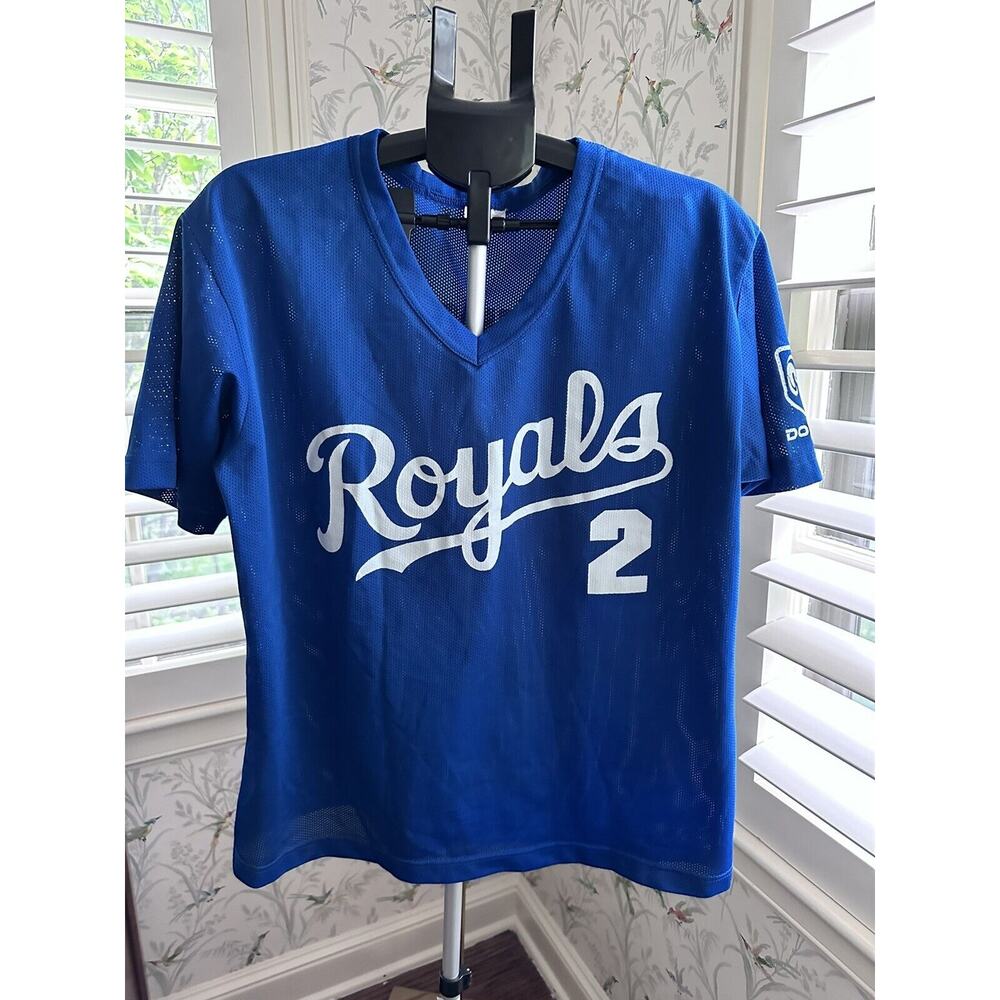 MLB Kansas City Royals Mens Jersey Blue Size L